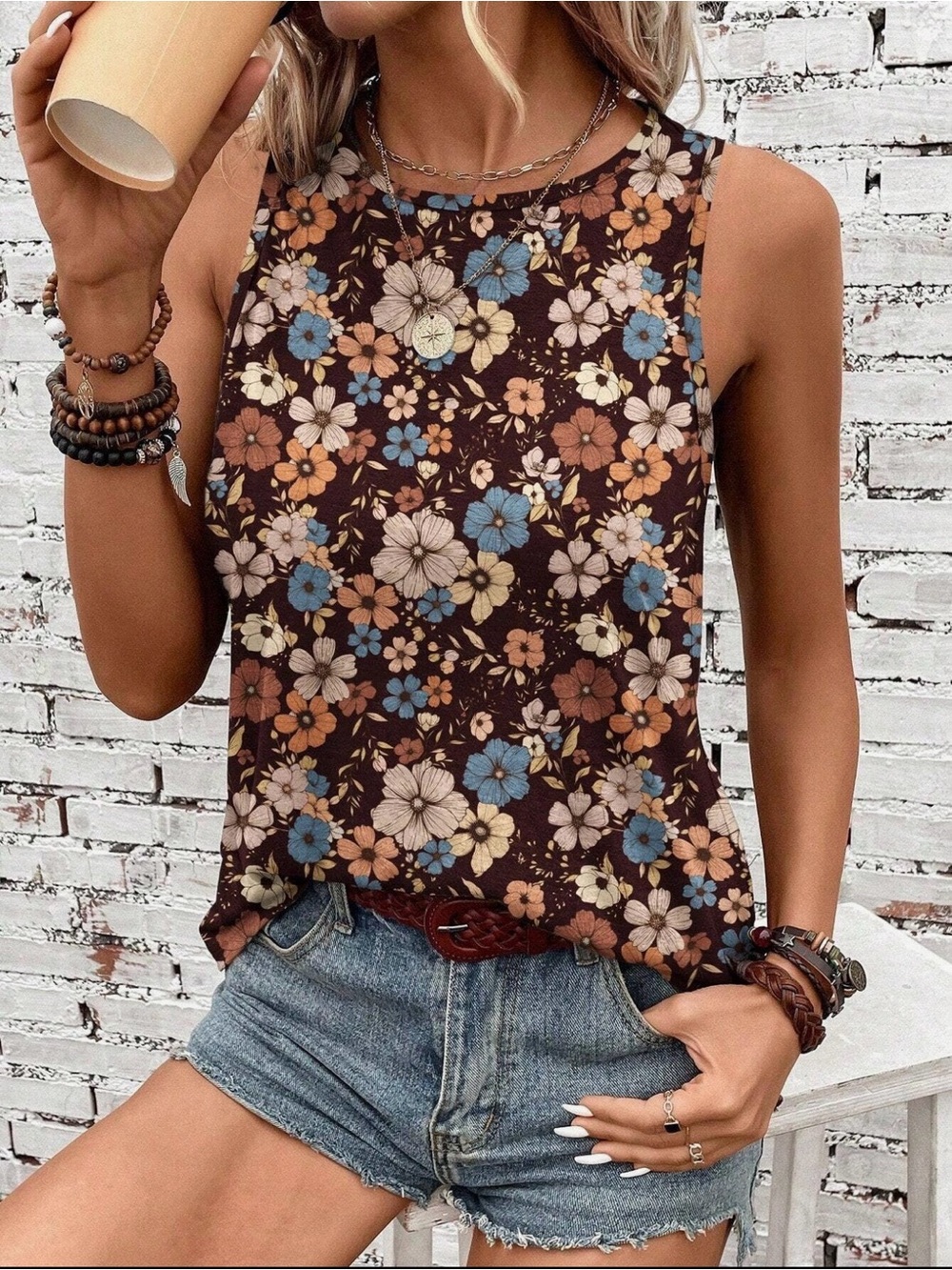 Floral Tank Top